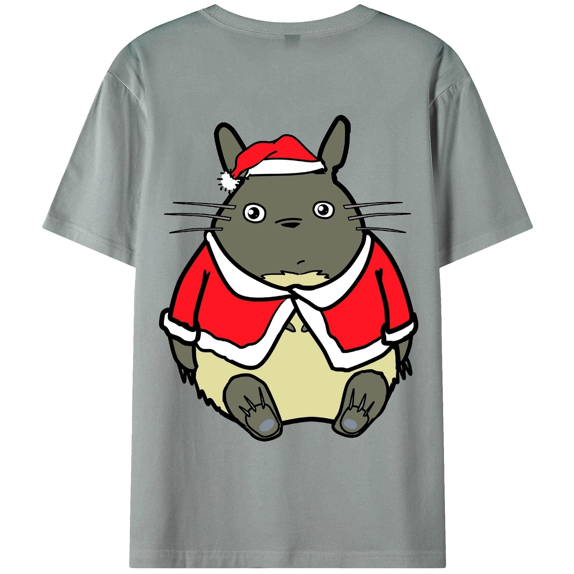 （画像用） となりのトトロ 草壁メイ 草壁サツキ My Neighbor Totoro Satsuki Kusakabe Mei Kusakabe 綿100％ メンズ半袖Tシャツ（バックプリント） 通気性